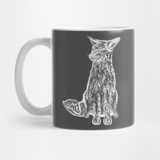 Clever Coyote Hipster Mug